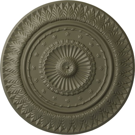 Ekena Millwork Christopher Ceiling Medallion, Hand-Painted Spartan Stone, 26 5/8"OD x 2 1/4"P CM26CSSSF